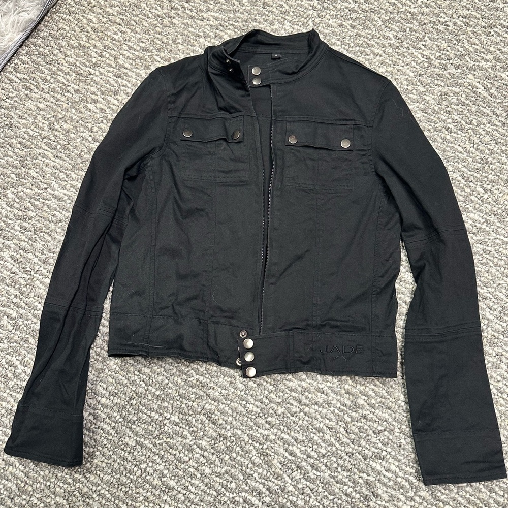 JADE Brand Black Fitted Utility Jacket